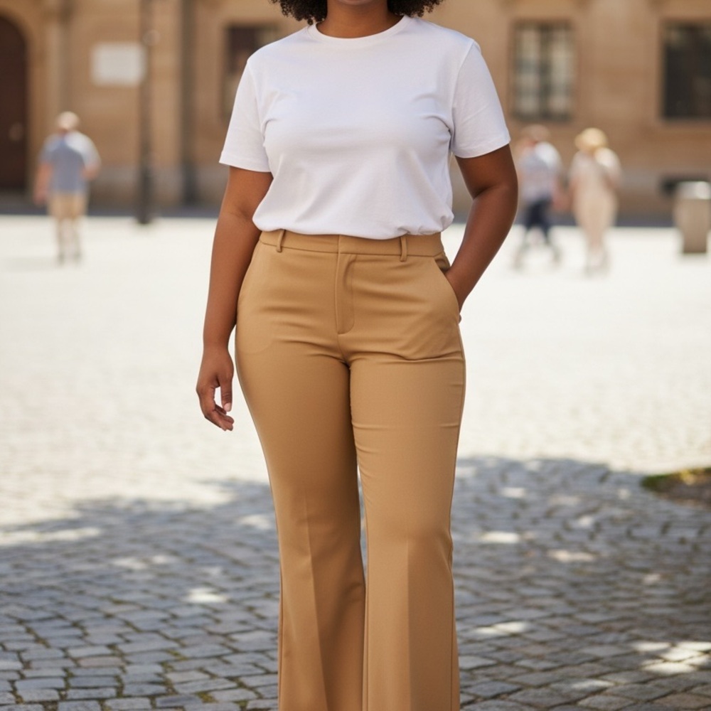 Banana Republic Factory Camel Bootcut Pants